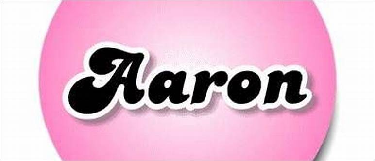 Aaron female name